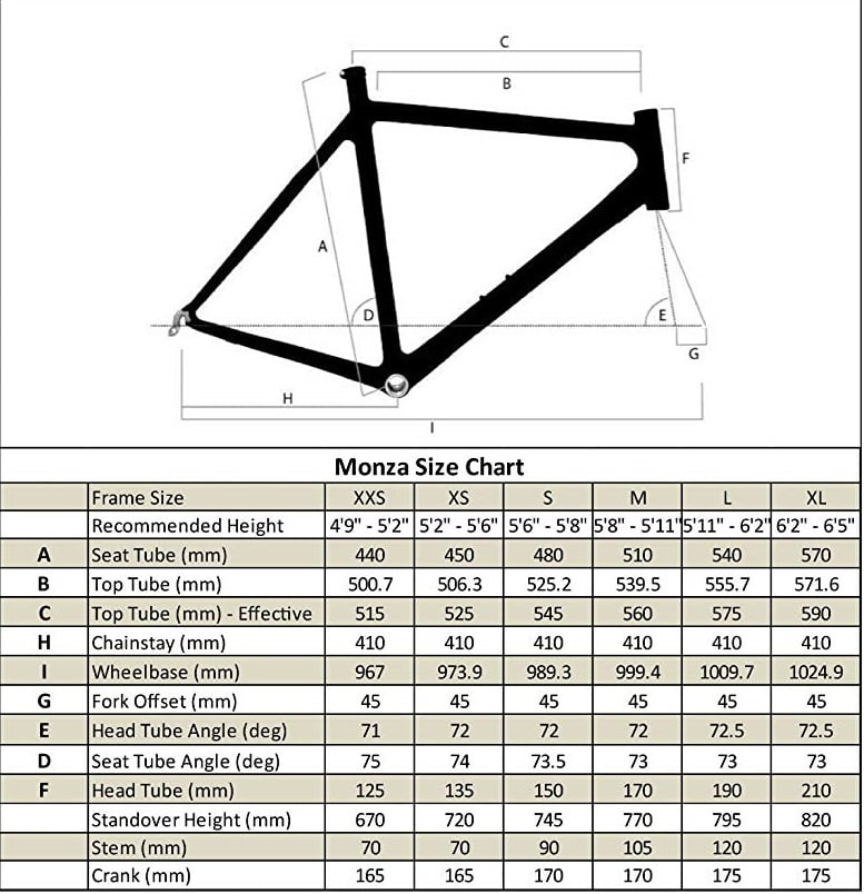 tommaso monza endurance aluminum road bike carbon fork