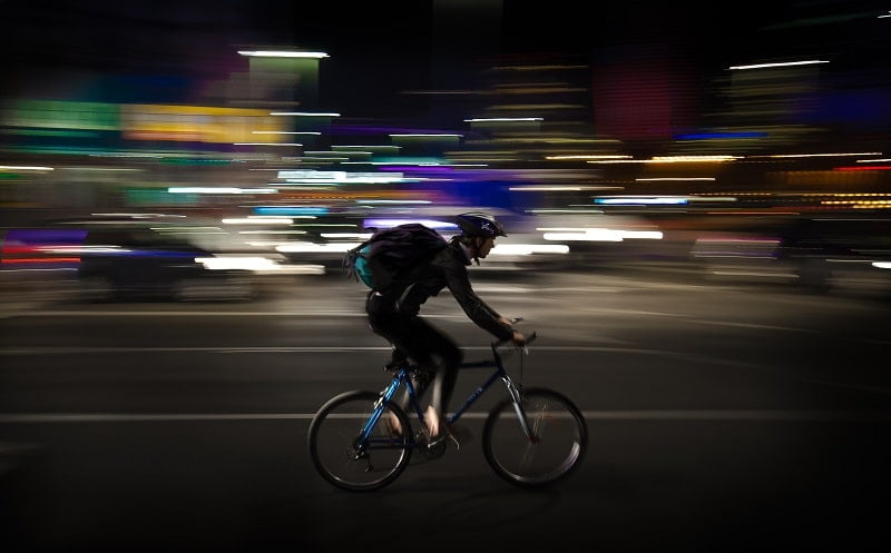 safe cycling at night